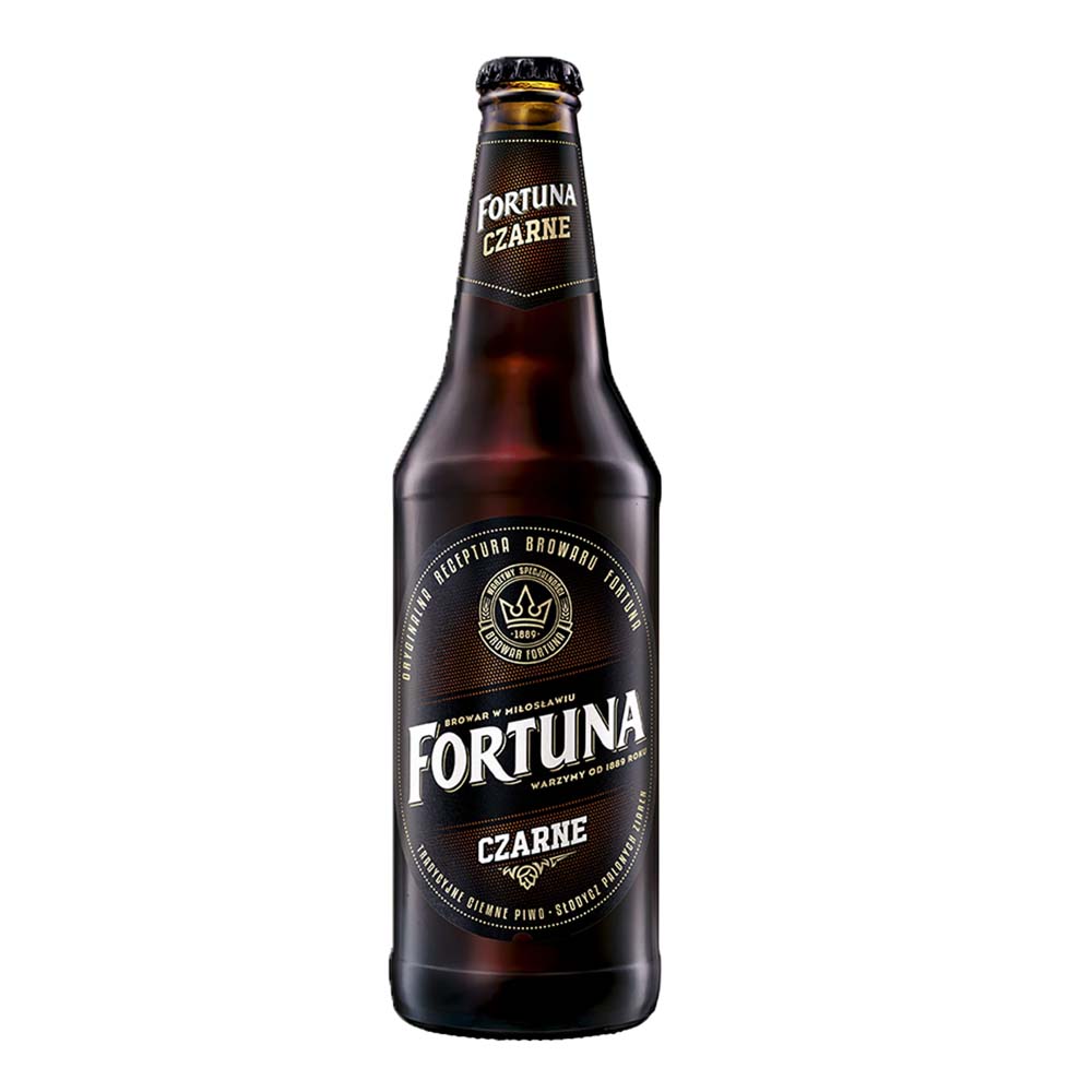 Piwo Fortuna Czarne 5,8% 500 ml