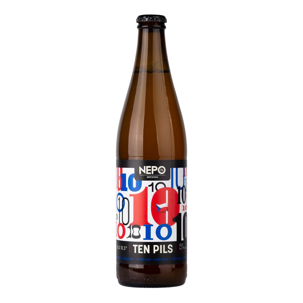 Piwo Nepo Ten Pils 3,9% 500 ml
