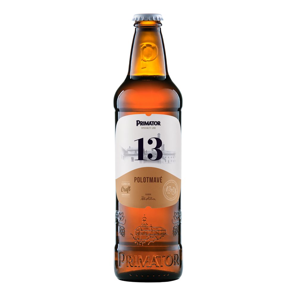 Piwo Primator 13 polotmave 5,5% 500 ml