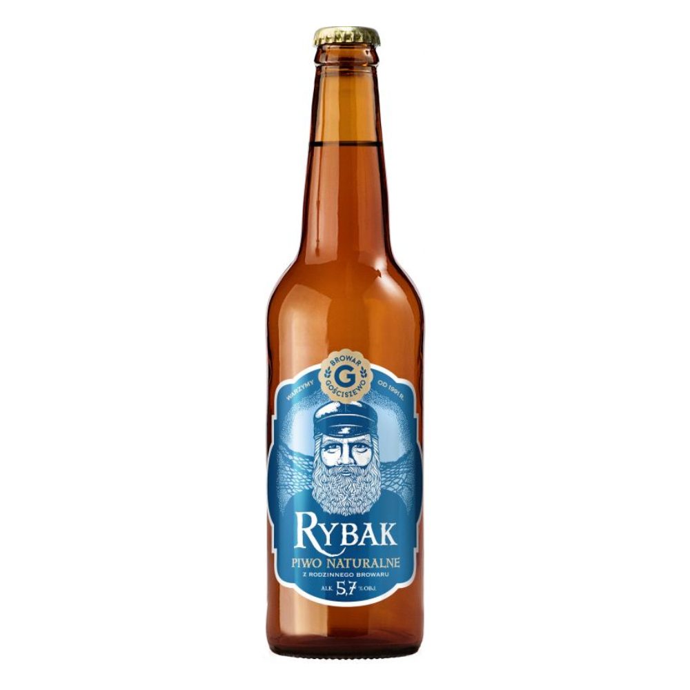 Piwo Gościszewo Rybak niefiltrowane 5,7% 500 ml