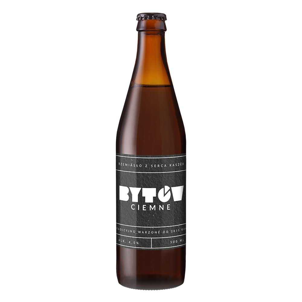 Piwo Bytów Ciemne 4,5% 500 ml