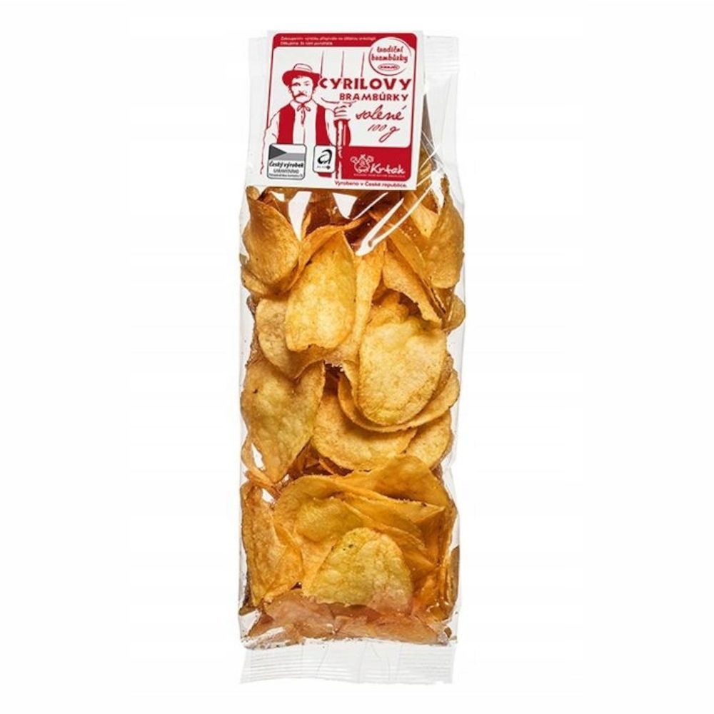 Chipsy Ziemniaczane Cyrilovy Bramburky solone 100 g